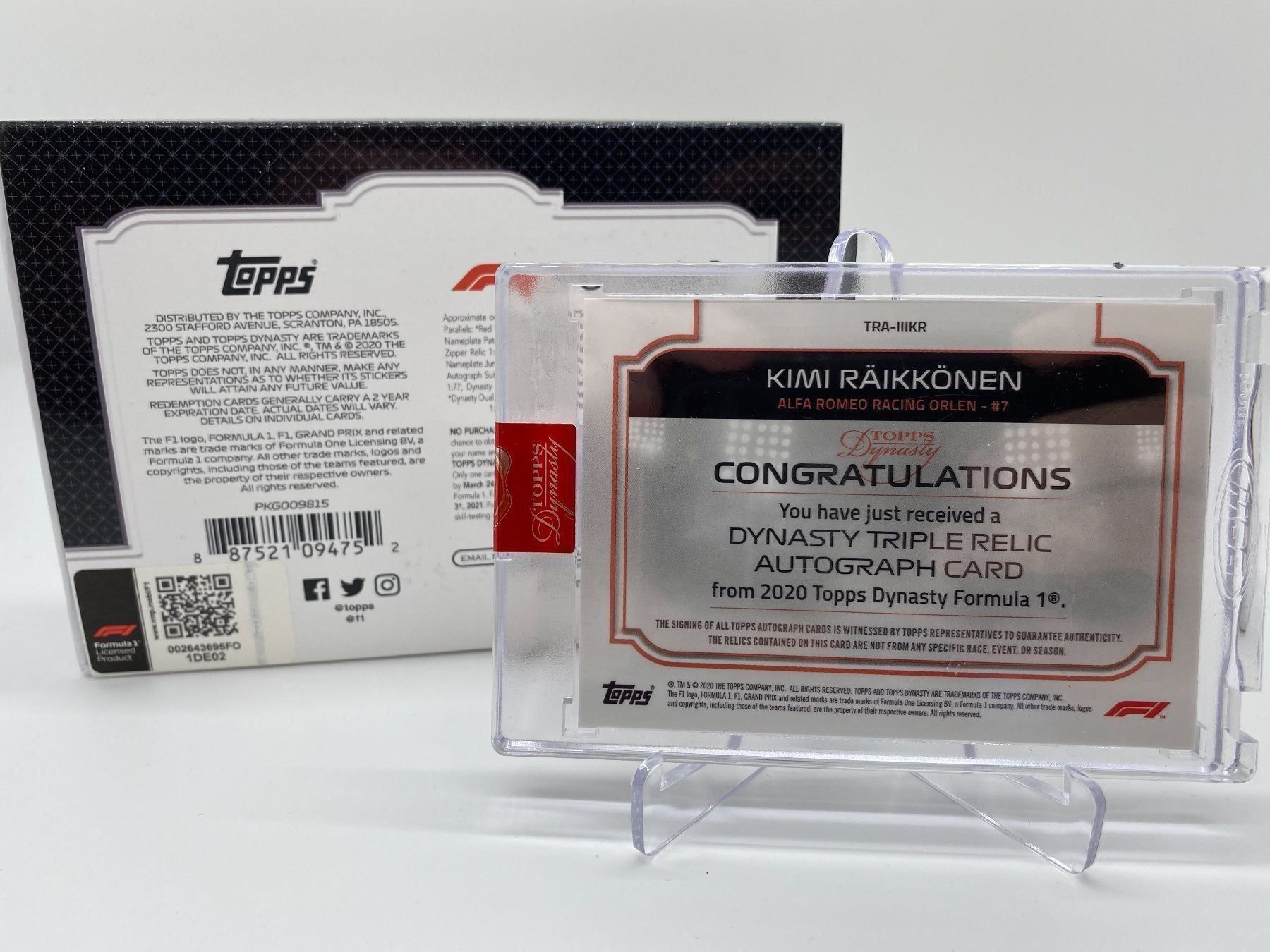 Topps Sammelbilder & Trading cards: Topps Dynasty Formula 1 - Kimi Räikkönen – Neu und originalverpackt aus Interlaken von p-real 3
