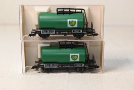 2 Fleischmann Kesselwagen BP DB mit OVP HO/DC