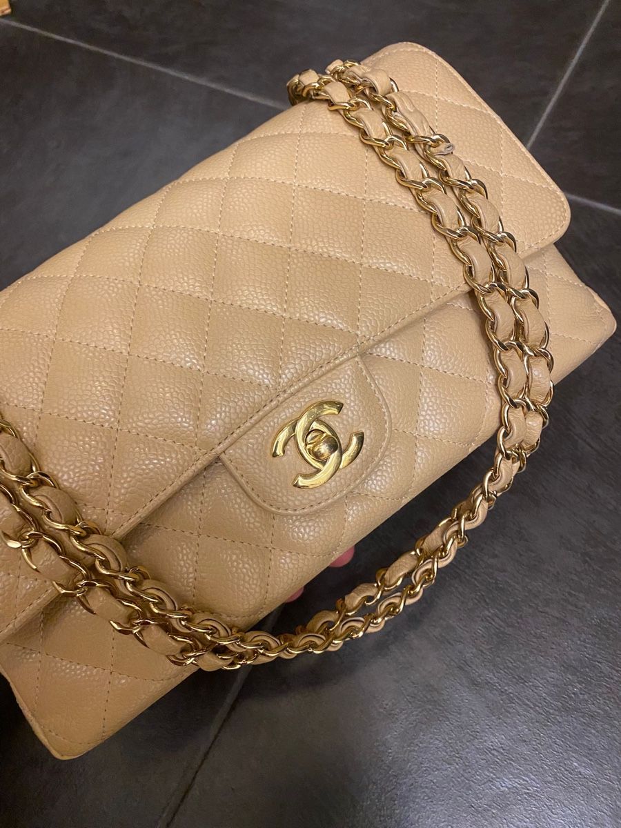 Chanel Taschen für Damen: Sac Chanel timeless classique beige caviar – Gebraucht aus Bussigny von tmu_8p2m 1