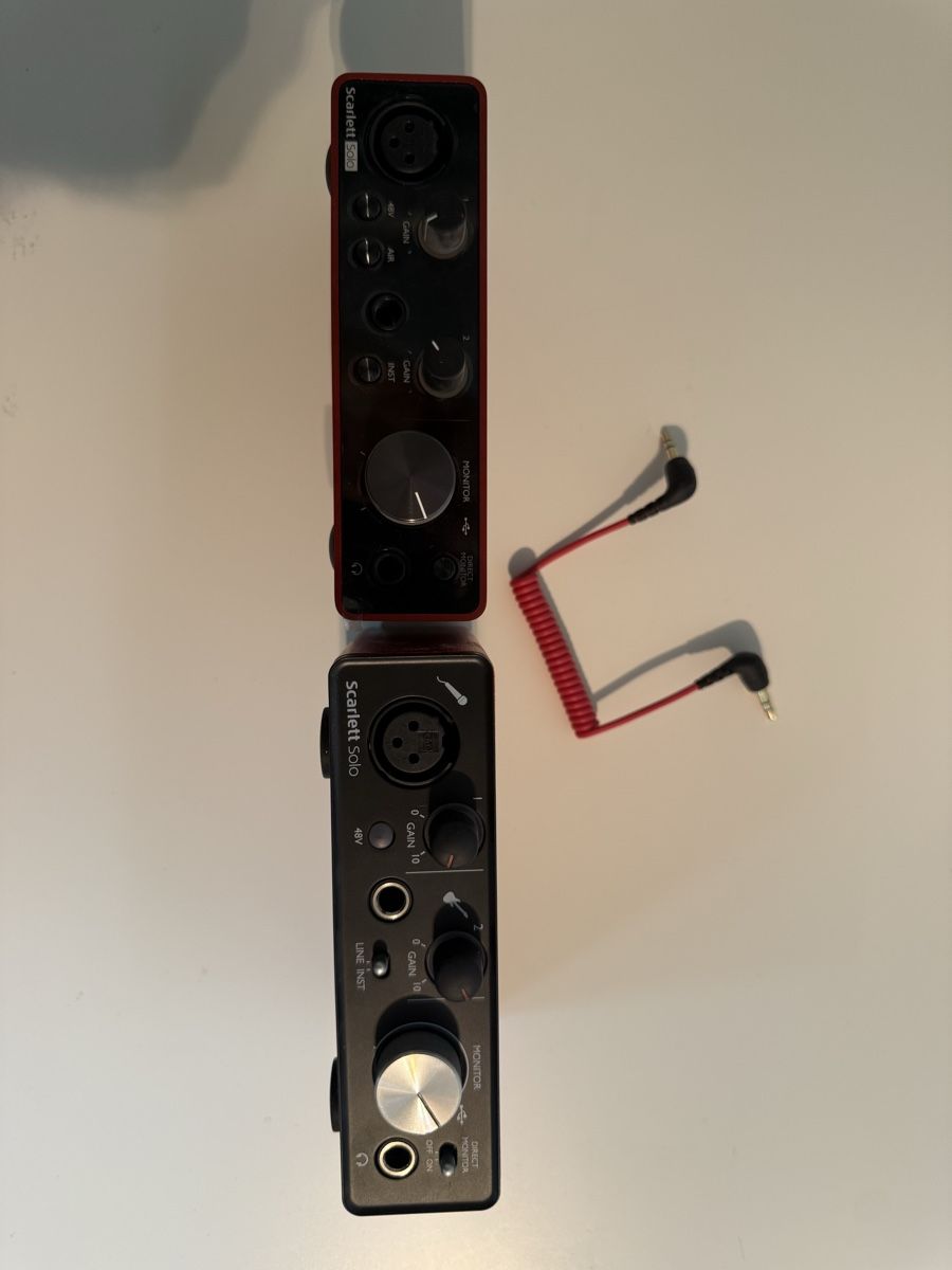 Focusrite Equalizer: 2× Focusrite Scarlett Solo USB Audio Interface  – Gebraucht aus Bürglen TG von Serathie