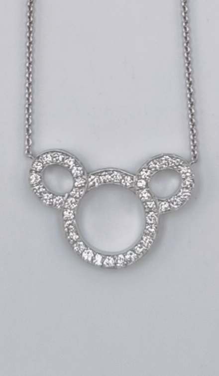 Ketten: WEISSGOLDCOLLIER MIT BÄRIGEM DIAMANTANHÄNGER – Gebraucht aus Luzern von EdiGem 5