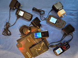 4 Handy Nokia Samsung Lycamobile Ladegerät Elektronik Retro