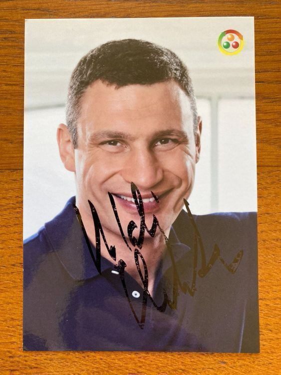 Autogramme: Original Autogram Vitali Klitschko – Gebraucht aus Zollikon von _Marek