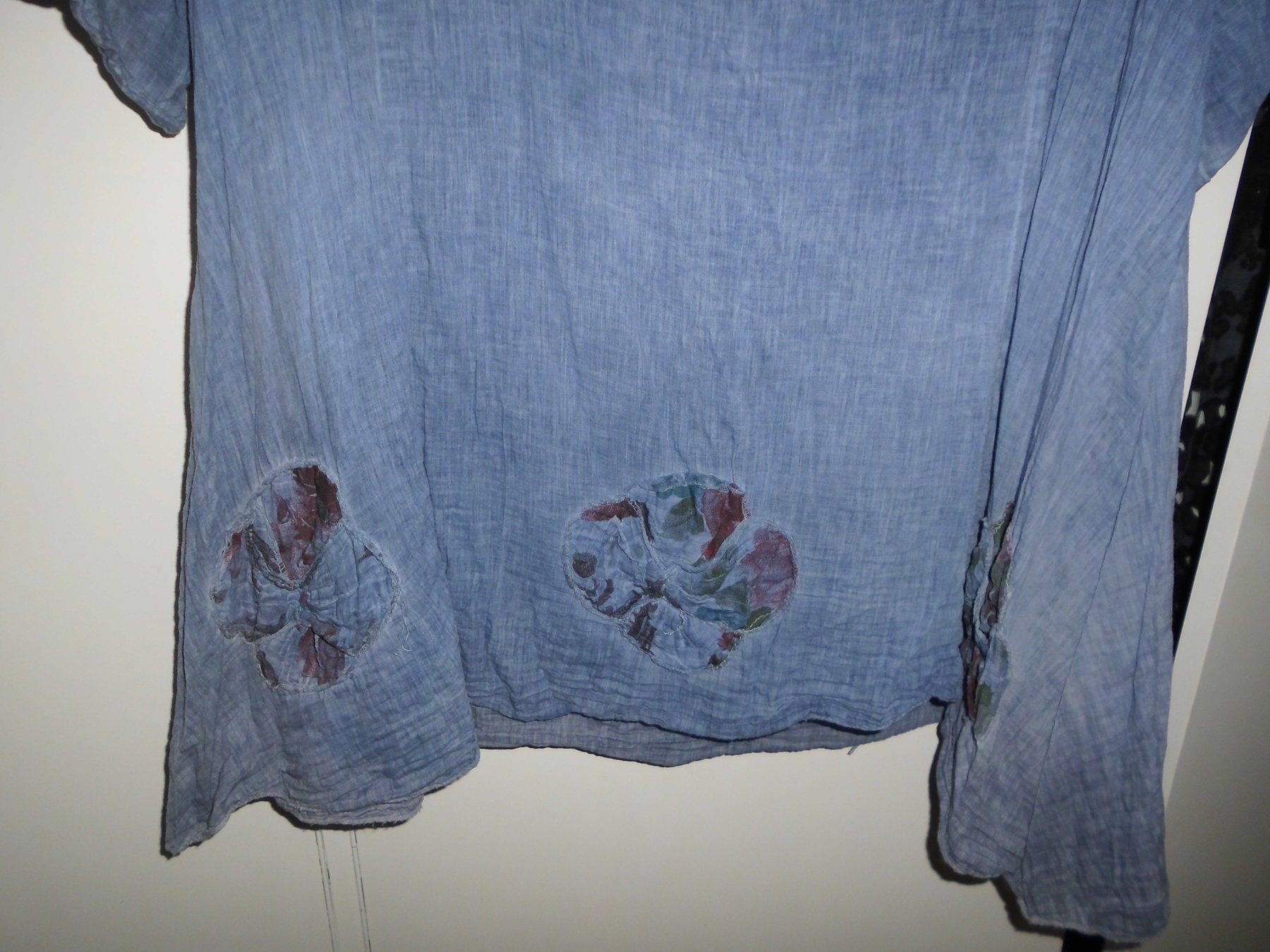 Tuniken: Tunique bleu jeans légère  taille uni – Neu (gemäss Beschreibung) aus Marin-Epagnier von Madja 1