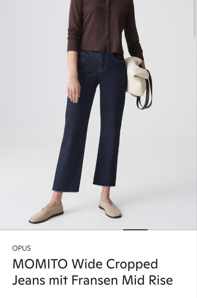Opus Jeans: Opus Momito Jeans, Wide Cropped, Gr. 40 – Usato da Oberwil BL venduto da another-day-of-sun 7