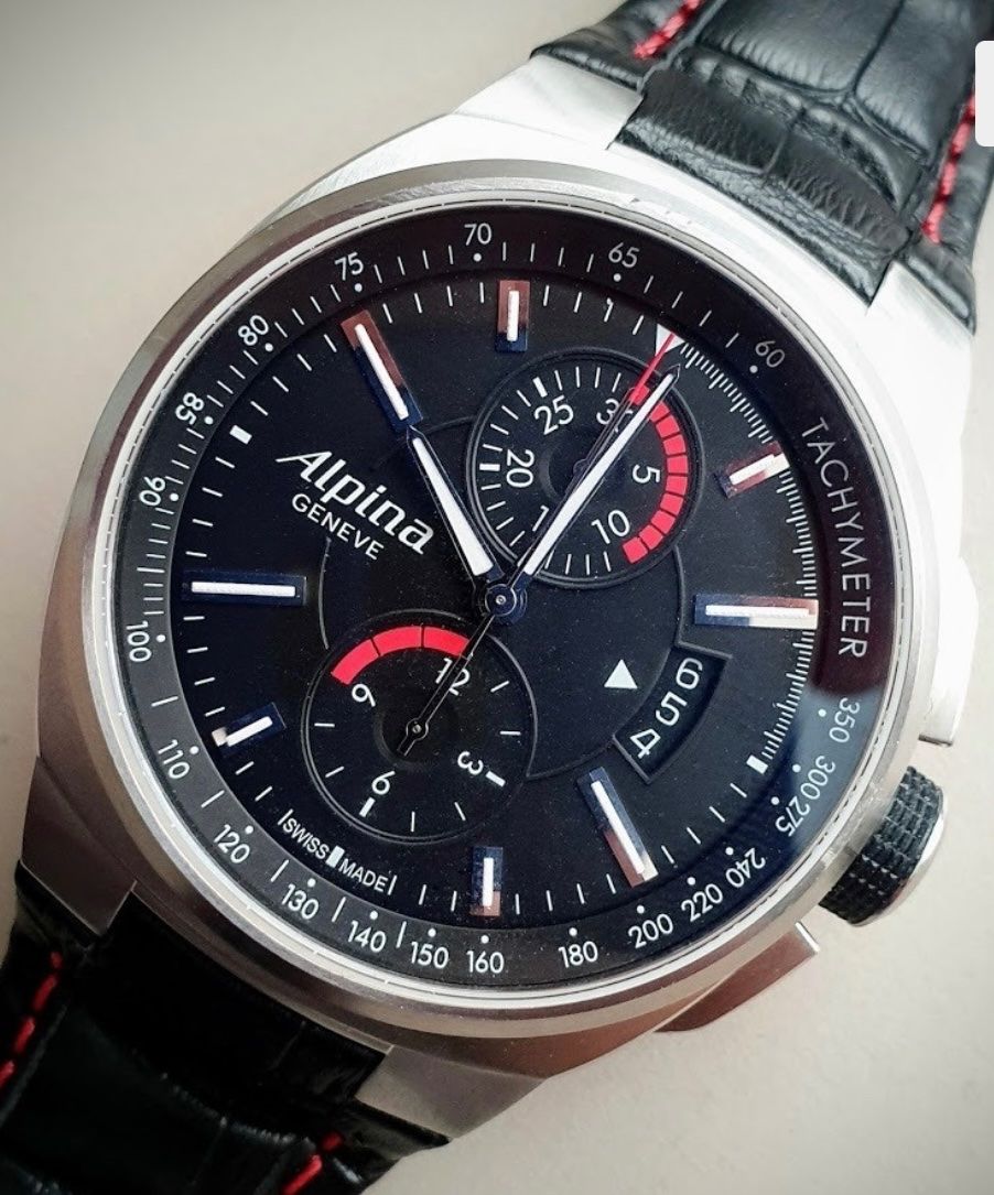 Alpina Orologi: Chronograph ALPINA Racing, Automatik – Usato da Walzenhausen venduto da Andro01 3