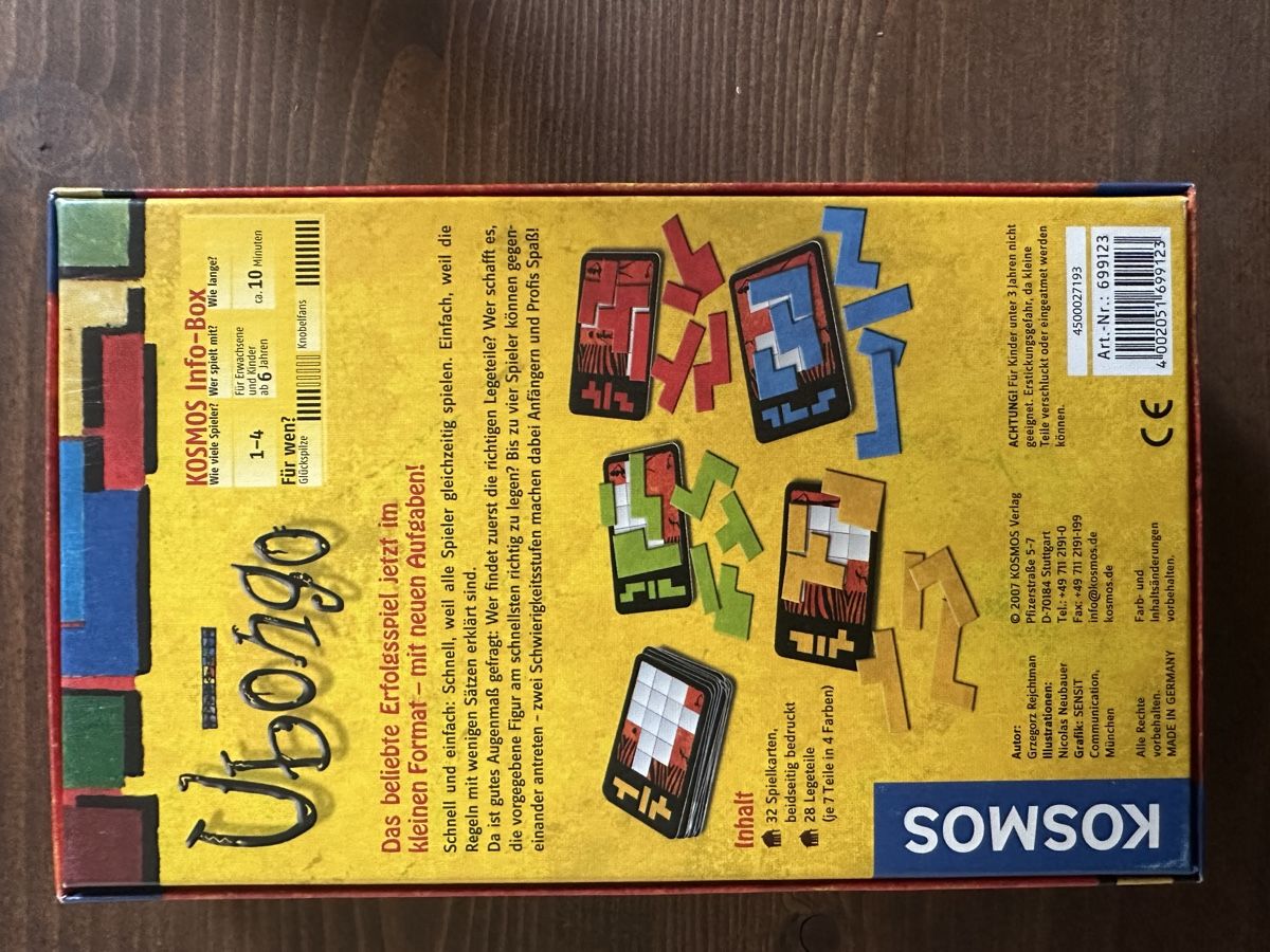 Giochi: Ubongo – Usato da Weinfelden venduto da jos_nl7m 3