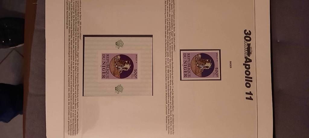 Tutti i francobolli: collection de timbres sur les 30 ans d'Apollo 11 – Usato da Vernier venduto da for_2zny 3
