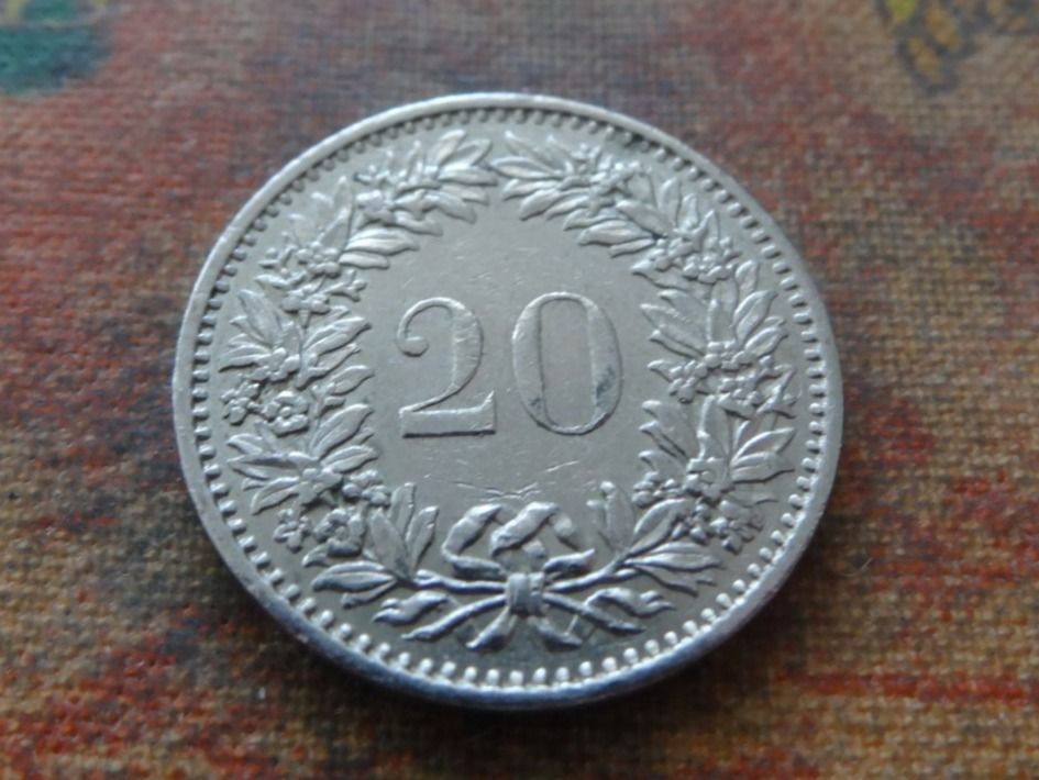 Tutti le monete: 20 Rp. 1975 – Usato da Romanel-sur-Lausanne venduto da Swift13 1