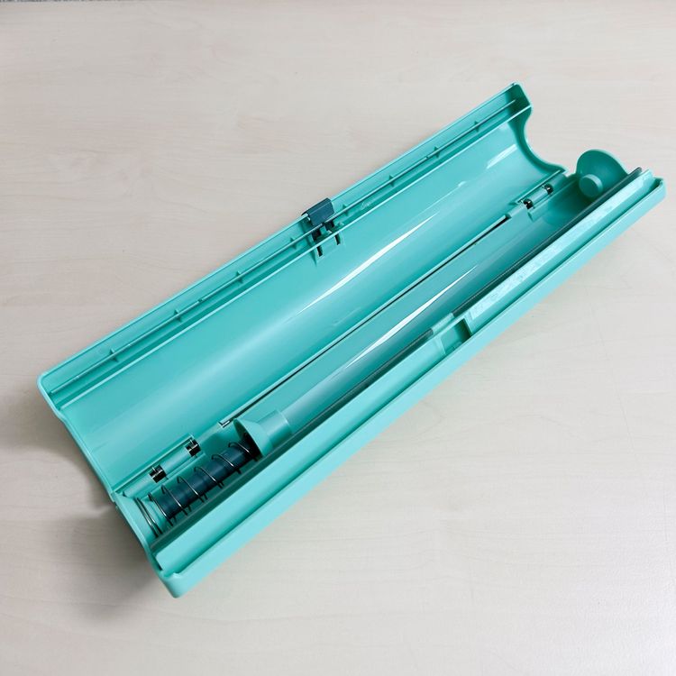 Frischhaltefolienspender Mit Schneider – Stabiler Halter Für Backpapier Und Folie, Platzsparend, Mit Saugnapf