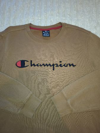 Sweatshirt Champion Col Rond Caramel / Marron Camel Taille M