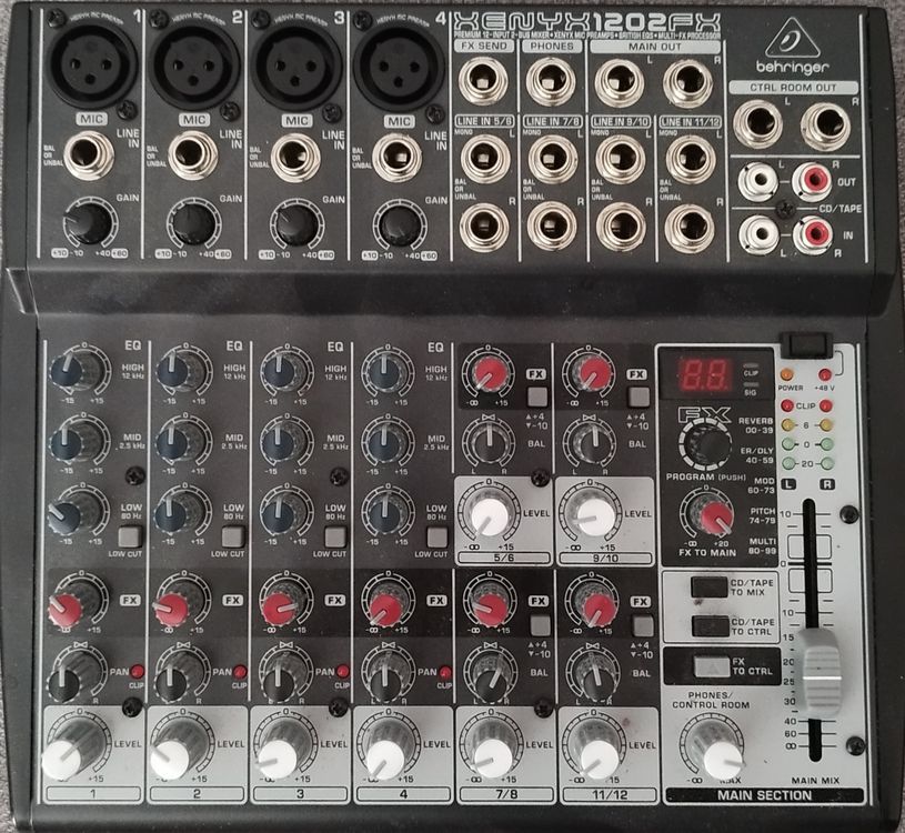 Behringer xenyx 1202 fx Kaufen auf Ricardo