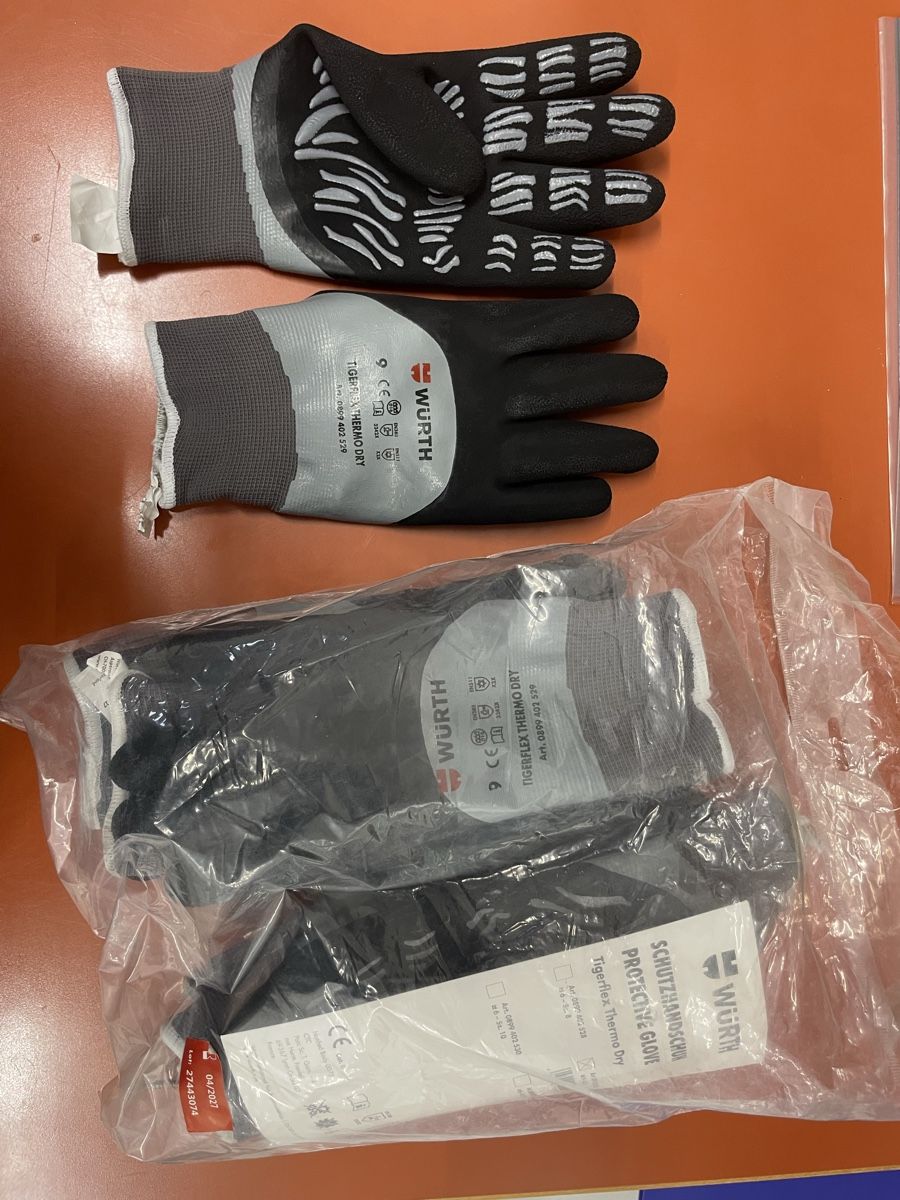 Würth Sonstige Accessoires für Herren: Würth Arbeitshandschuhe tigerflex thermo / dry Gr. 9 – Neu (gemäss Beschreibung) aus Hugelshofen von Suimosa 3