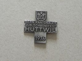 Abzeichen Kant. Schwingfest Schwingen Huttwil BE 1976