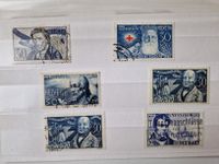 6 seltene Helvetia Briefmarken Jahrgang 1928-1931