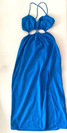 Zara Linenkleid, Grösse S, mit Schlitz, Top Zustand
