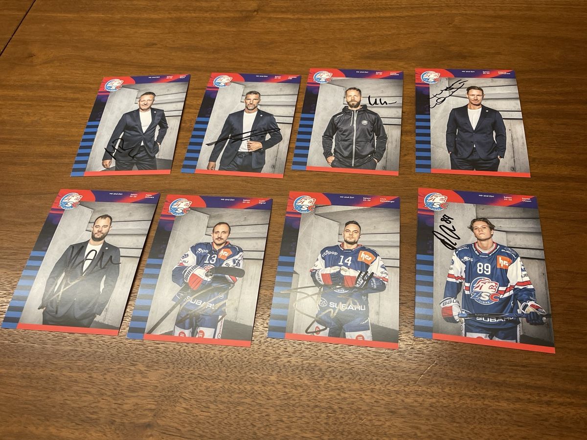 Autografi: ZSC Autogramm Karten Saison 25-26 – Nuovo (secondo la descrizione) da Samstagern venduto da Katinka8 3