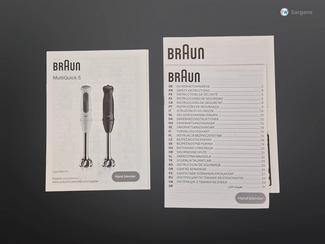 Braun Elettrodomestici da cucina: BRAUN  MultiQuick 5 Stabmixer – Nuovo (secondo la descrizione) da Sargans venduto da Restwert_Sargans 4