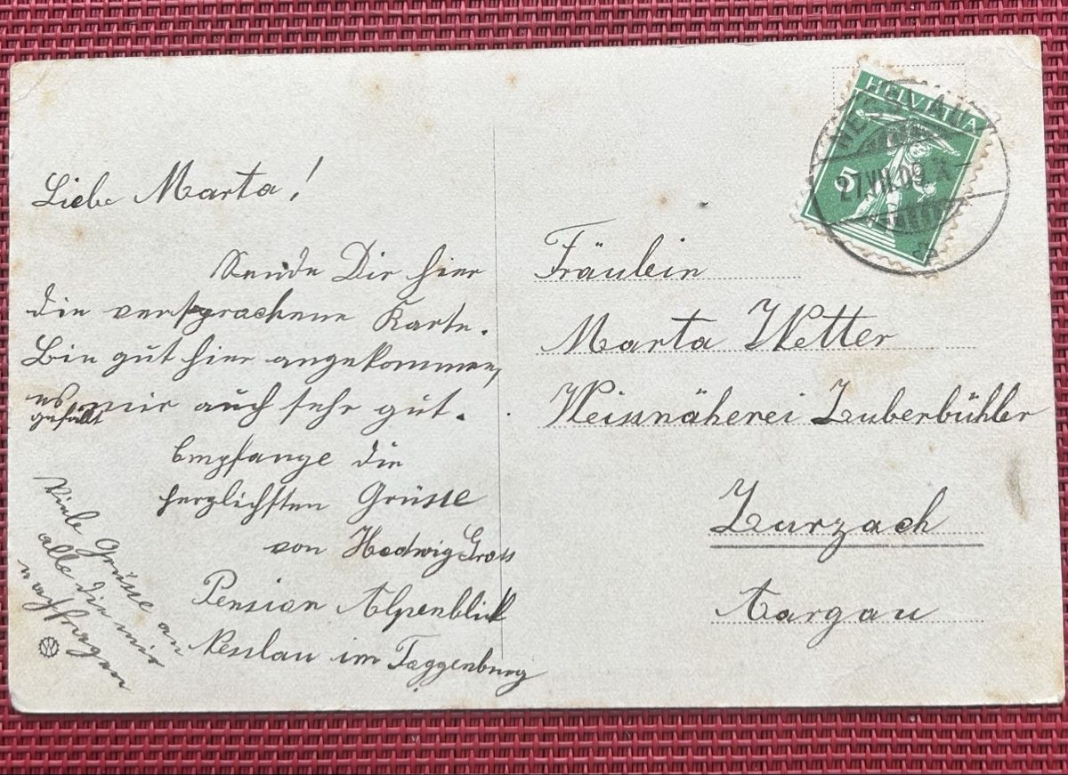 Cartoline postali: Erholungsheim Alpenblick Nesslau  – Usato da Horw venduto da Tellbub 1