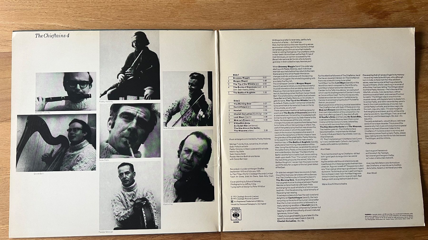 Dischi in vinile: Chieftains - 4 / 1. UK-Press. 1973 - Celtic Folk – Usato da Gais venduto da soundcave57 2