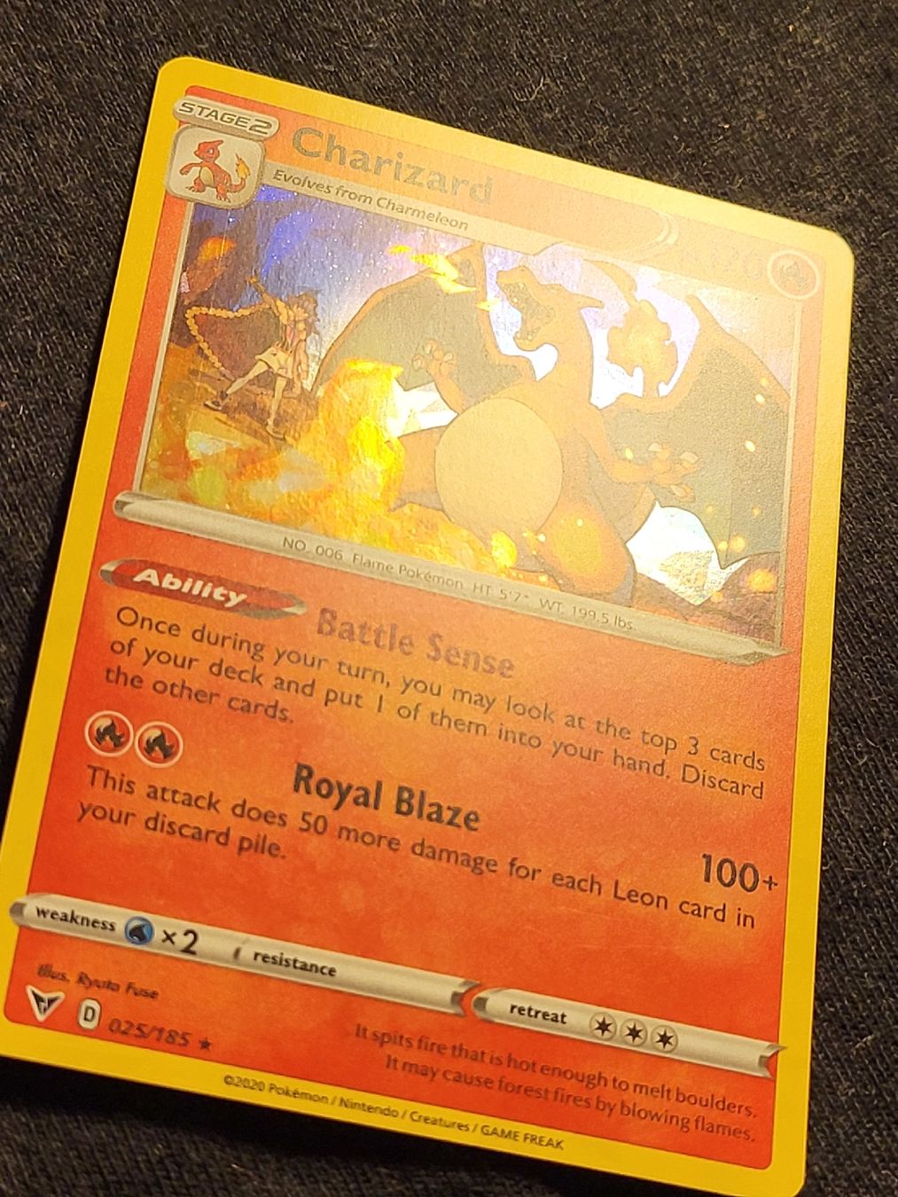 Pokémon Sammelbilder & Trading cards: 🇬🇧 Charizard 025/185 – Gebraucht aus Grindelwald von lego9 2