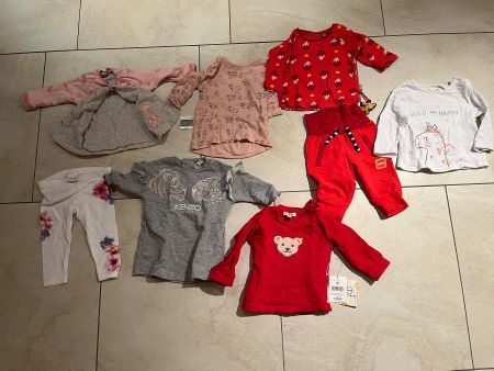 Kleiderpaket 68 Diesel, Kenzo,Steiff,Sigikid 7 Teile plus 1