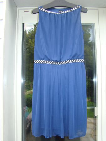 Kleid / Sommerkleid blau, Grösse 36/38, Marke BodyFlirt