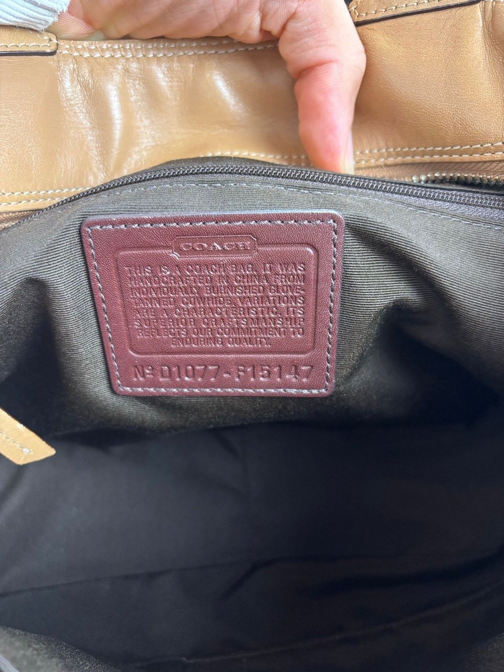 Coach Borse da donna: Coach Leather Tote Bag – Usato da Tägerwilen venduto da Akh.Boutique 7