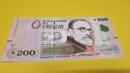 Uruguay 200 Pesos Banknote - Seltenes Sammlerstueck! 2015