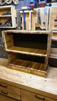 Holz Regal 2 Ablagen Massivholz Breite 60cm