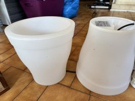 Lampe design à LED, lumière douce, cache pot