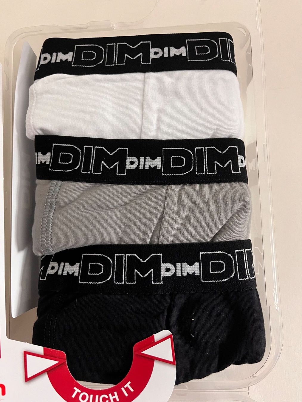 Dim Biancheria intima: DIM Coton Stretch, Boxershorts, Grösse L, 3 Stück – Nuovo e nell'imballaggio originale da Rudolfstetten venduto da gst_g7xl 3