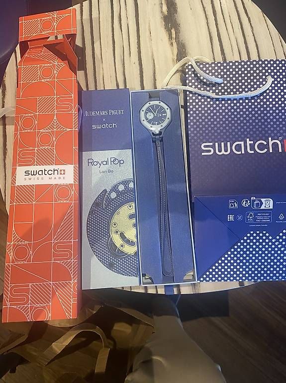 Swatch Orologi: Swatch x Audemars Piguet AP LAN BA – Nuovo e nell'imballaggio originale da Zürich venduto da Jansales