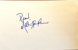 Malcolm-Jamal Warner 1970-2025 Autogramm signiertKarte 12x20