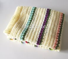 Babydecke Gehäkelt  – 90 × 70 cm