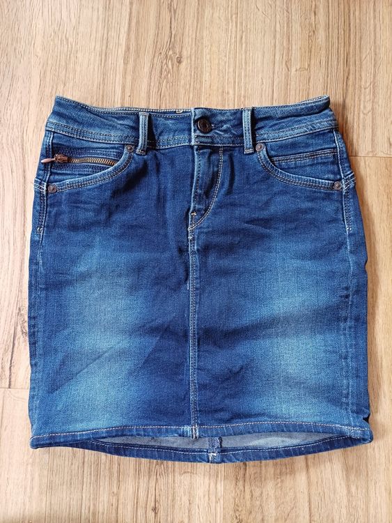 Pepe jeans Jupe en jean stretch Bleu - Vêtements Jupes courtes Femme 10