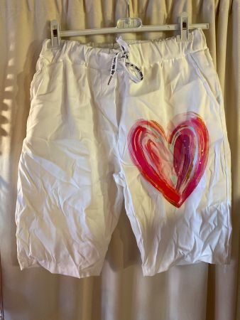 KURZE HOSEN,STRETCH-WEISS DAMEN