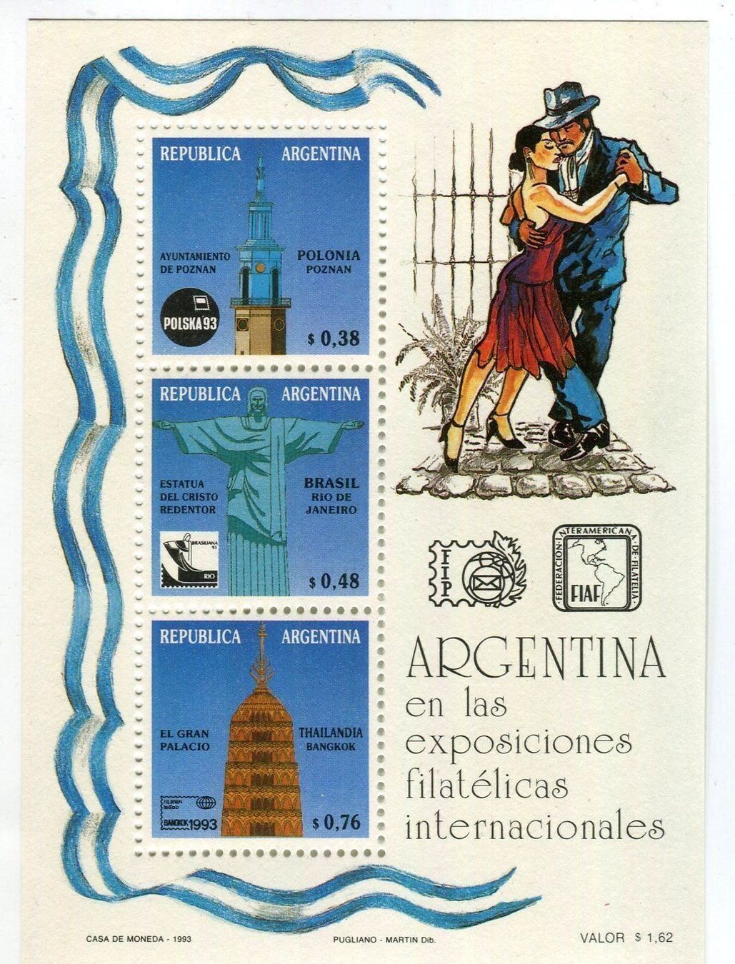 Alle Briefmarken: Block Briefmarkenausstellung Argentinien – Neu und originalverpackt aus Basel von Butsch5