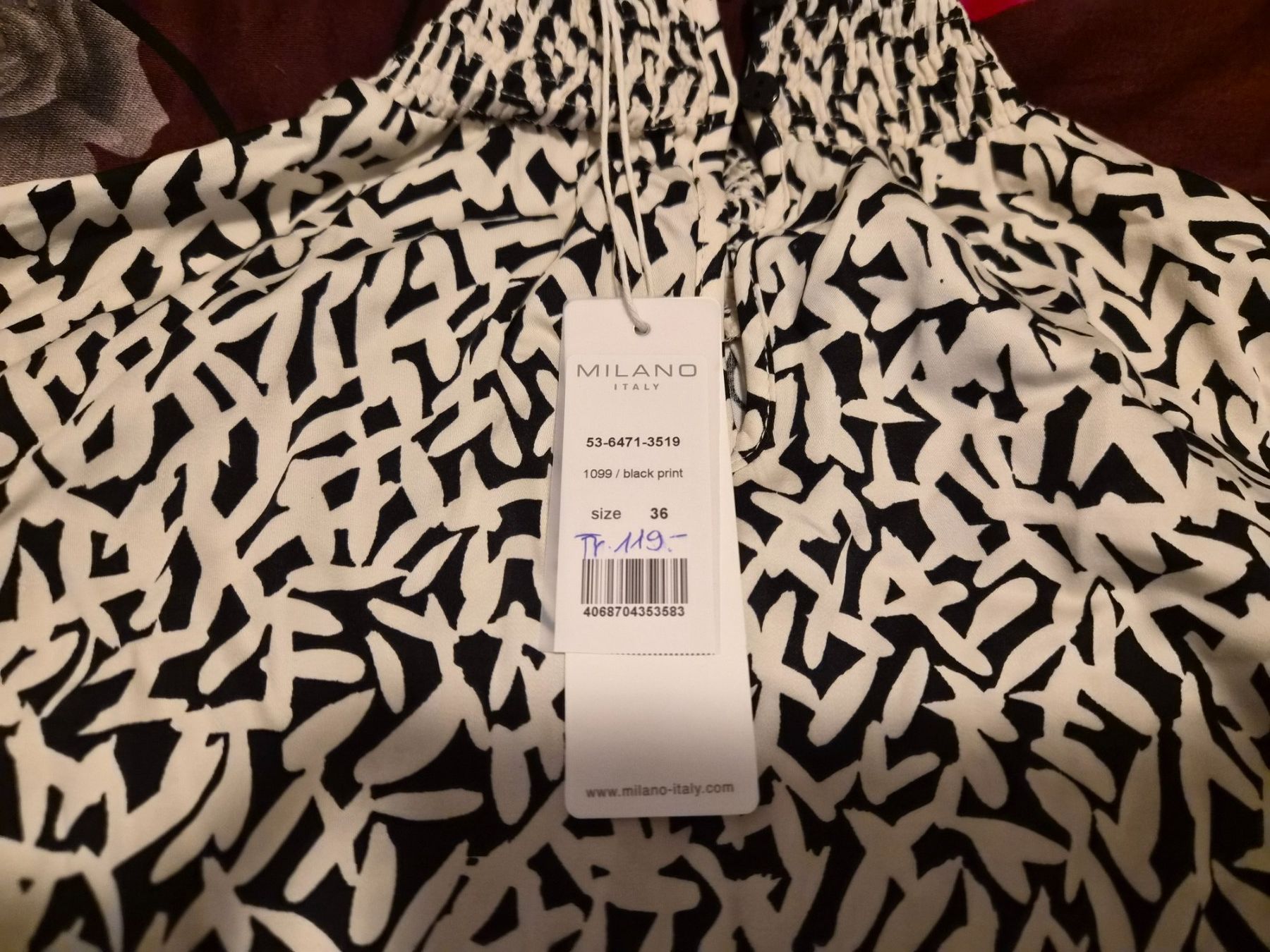 Camicette: Milano Italy  Bluse gr 36 neu – Nuovo e nell'imballaggio originale da Dietikon venduto da Eleda 2
