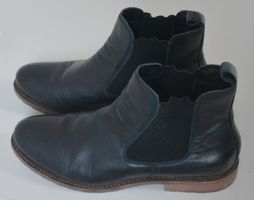 Leicht gefütterte Leder-Stiefeletten von Tamaris, Grösse 41