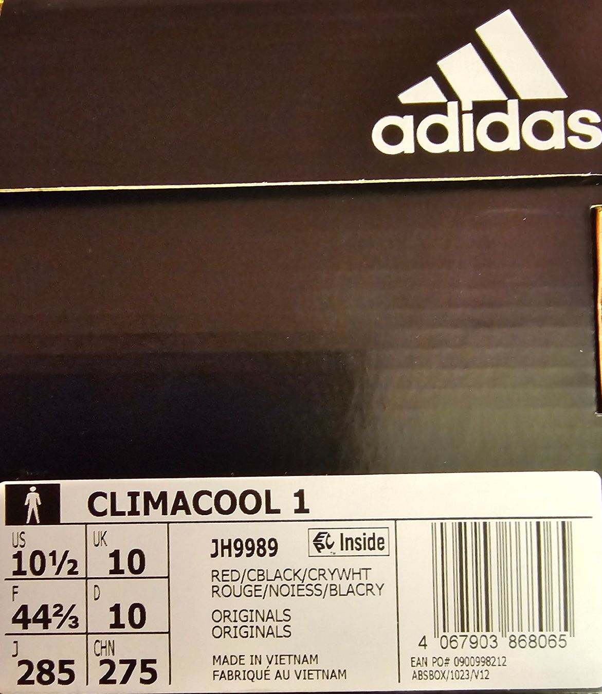 Adidas Scarpe da uomo: adidas CLIMACOOL 1 / Grösse 44,5 / , RED BLACK – Nuovo (secondo la descrizione) da Kreuzlingen venduto da Olli4 6