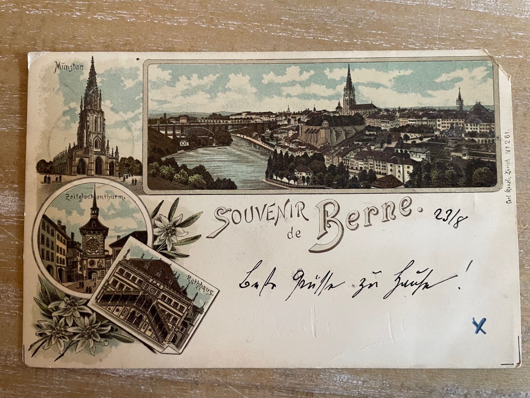 Cartoline postali: Postkarte Bern – Usato da Bern venduto da Dafi7