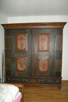 Antiker Schrank, bemalt, Jahr 1805, Rarität aus der Schweiz