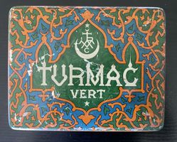Dose Blechdose *TURMAC VERT* Klappdose selten Sammler Deko