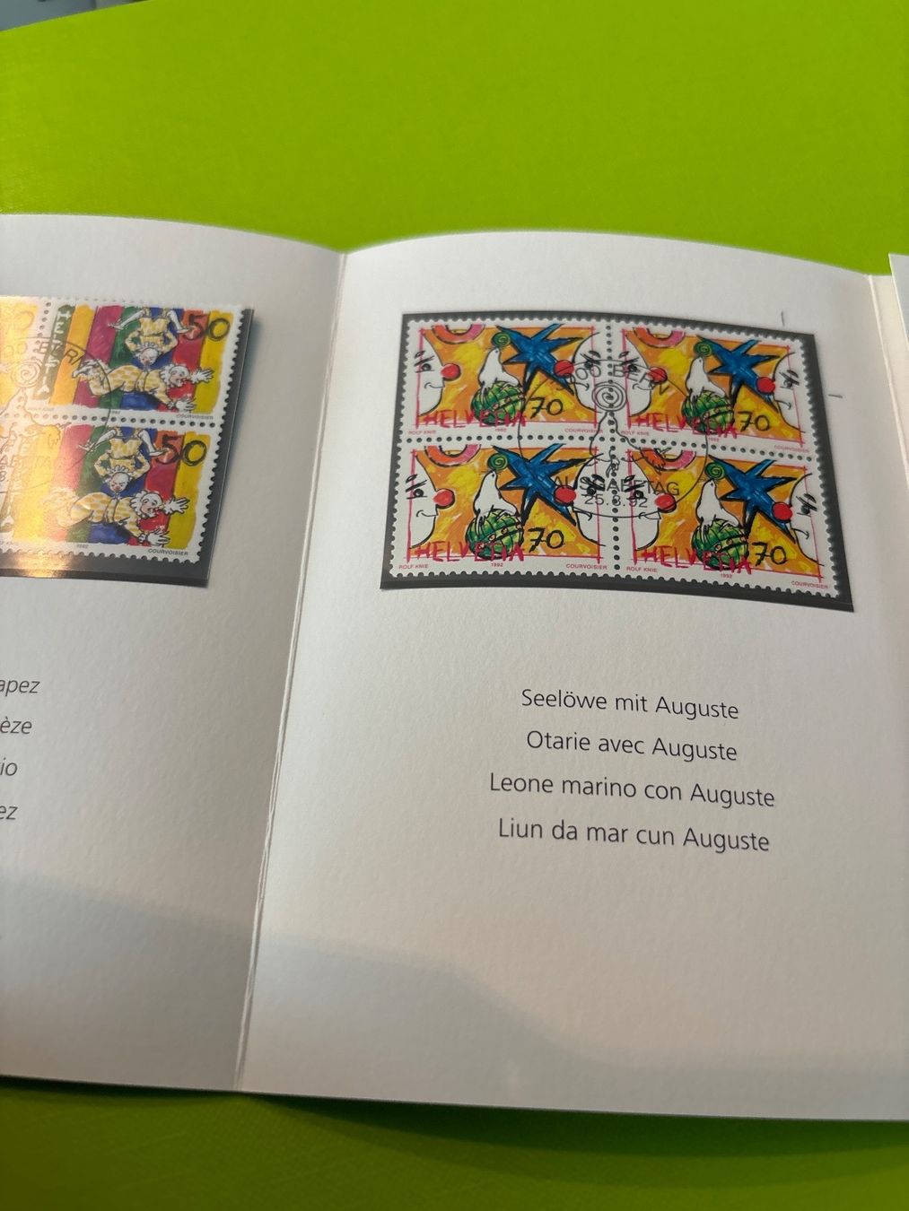 Tutti i francobolli: Zirkus Briefmarkenheft "Le monde du cirque" – Nuovo (secondo la descrizione) da Zürich venduto da engebrunau 3