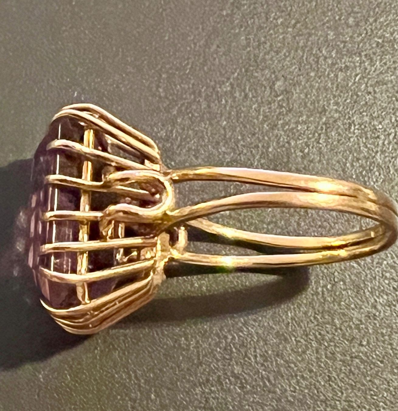 Anelli: Gold-Ring 18 K mit Amethyst – Usato da Chur venduto da Penting1935 7