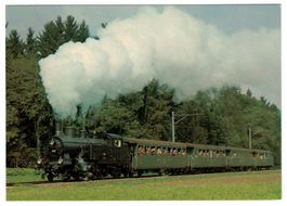 SBB-Dampflok Eb 3/5 5819 mit Reisezug bei Beromünster