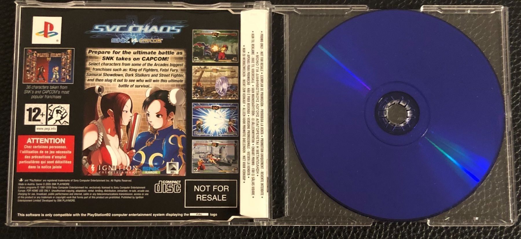 Sony Giochi: SNK Vs. Capcom SVC Chaos Sony PS2 Promo – Usato da Kestenholz venduto da Naruto_01 2