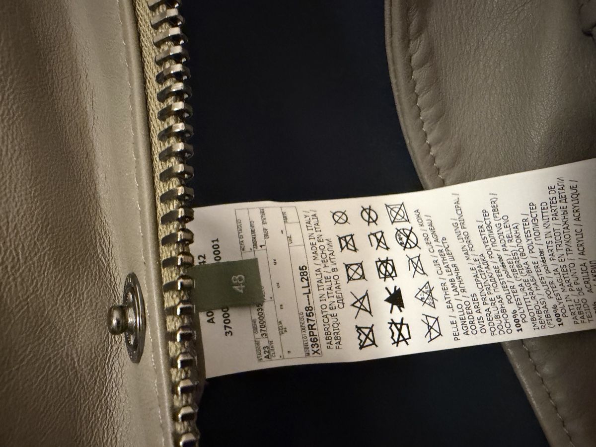 Corneliani Giacche: Lederjacke aus Lammleder Corneliani Grösse 48 – Usato da Zürich venduto da Glamour2019 3