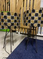 Zwei Upcycling Lampen